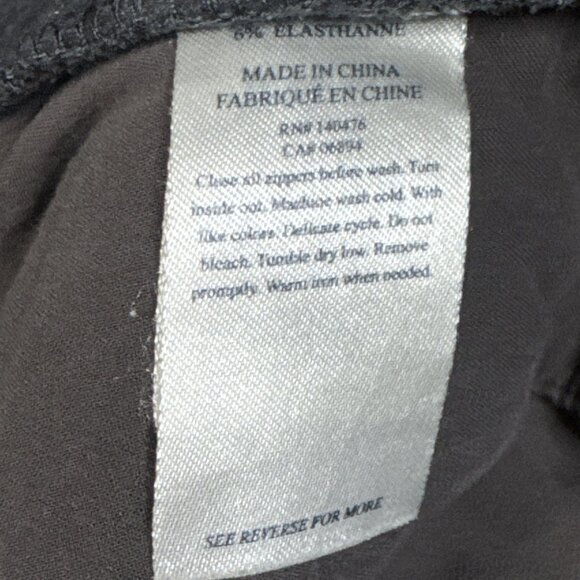 Faherty Organic Cotton Drawstring Sweatpants Mens Size Large Dark Gray Joggers - Picture 3 of 8